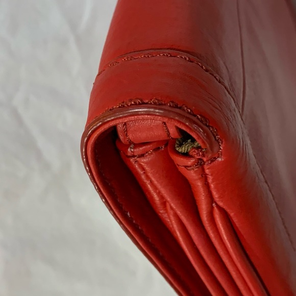 J. CREW Tillary Purse Crossbody Clutch Poppy Red - Picture 9 of 14